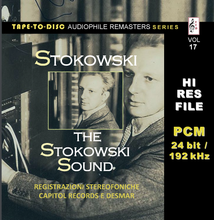 Carica l'immagine nel visualizzatore di Gallery, HI RES FILES: 190 “Tape-to-Disc Remasters” Series. Stokowski - The Stokowski Sound - PCM 24/192