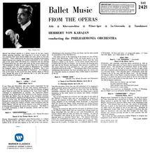 Load image into Gallery viewer, LP 'The Vinyl Collection' Ballet Music From The Operas Herbert Von Karajan, dir. (LP orig. EMI Columbia SAX 2421) 1 LP 33 rpm with booklet. LP TVC 003