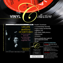Carica l'immagine nel visualizzatore di Gallery, LP ‘The Vinyl Collection’ Giulini conducts Rossini Overtures Carlo Maria Giulini, dir. (LP orig. EMI Columbia SAX 2560/2) 1 LP 45 giri con fascicolo. LP TVC 012 / 2 (Record 2 of SET of 2)