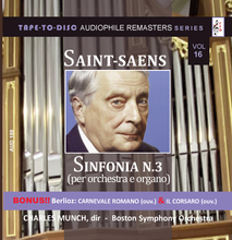 Carica l&#39;immagine nel visualizzatore di Gallery, Audiophile sound CD n.189 “Tape-to-Disc Remasters” Series. Saint-Saens: Sinfonia n.3 per organo e orchestra
