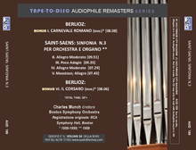 Carica l&#39;immagine nel visualizzatore di Gallery, Audiophile sound CD n.189 “Tape-to-Disc Remasters” Series. Saint-Saens: Sinfonia n.3 per organo e orchestra

