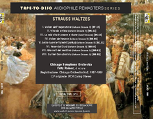 Carica l&#39;immagine nel visualizzatore di Gallery, Audiophile sound CD n.194  “Tape-to-Disc Remasters” Strauss - Valzer e Polka  Fritz Reiner - Chicago Symphony Orchestra
