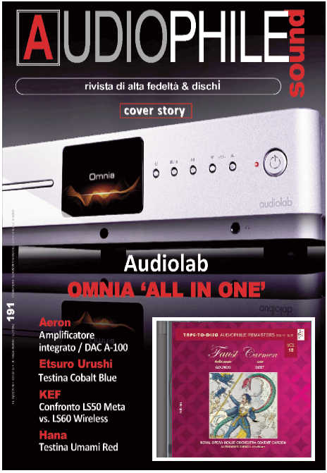 Audiophile Sound n.191 (disponibili: ediz. CARTA con e senza CD / ediz. DIGITALE con e senza CD)