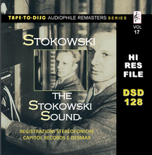 Carica l&#39;immagine nel visualizzatore di Gallery, HI RES FILES: 190  “Tape-to-Disc Remasters” Series. Stokowski - The Stokowski Sound - DSD 128
