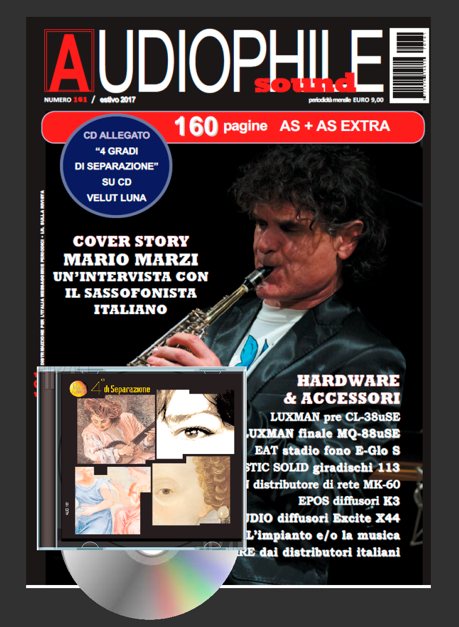 Audiophile sound n.161 (disponibili: ediz. CARTA con CD /  ediz. DIGITALE con e senza CD)