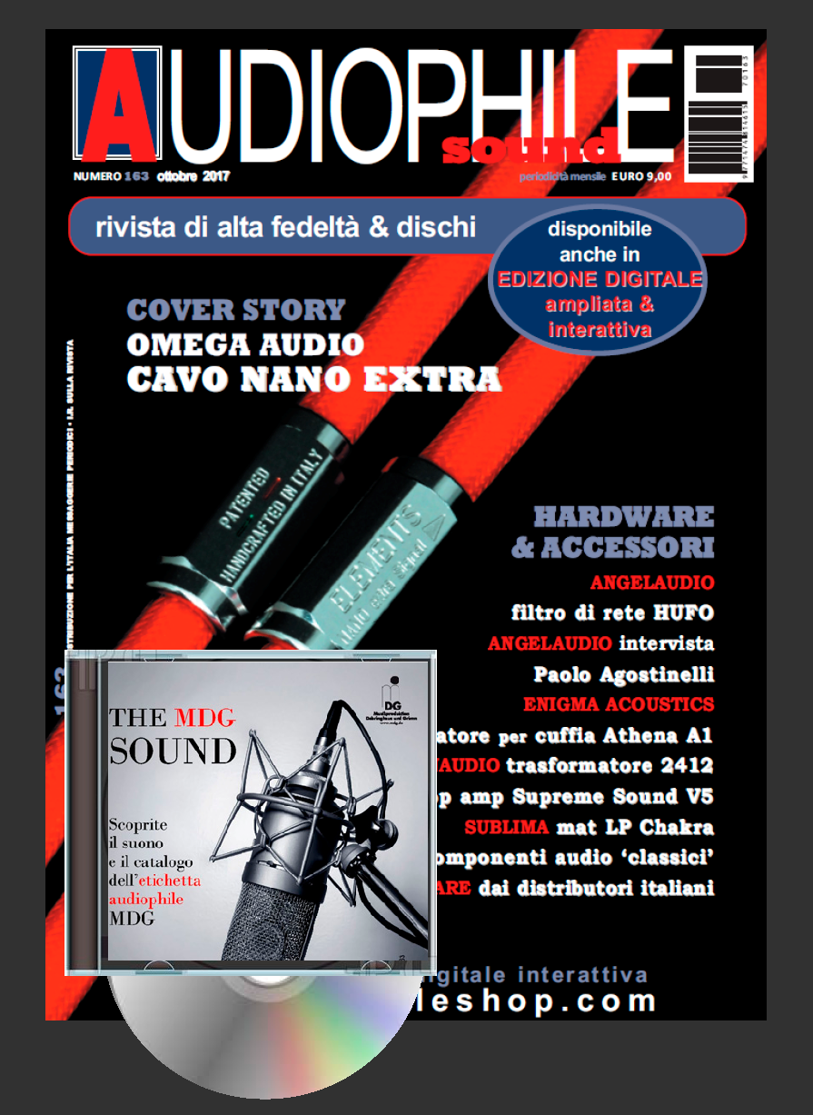 Audiophile sound n.163 (available: PAPER edition with CD / DIGITAL edition with and without CD)