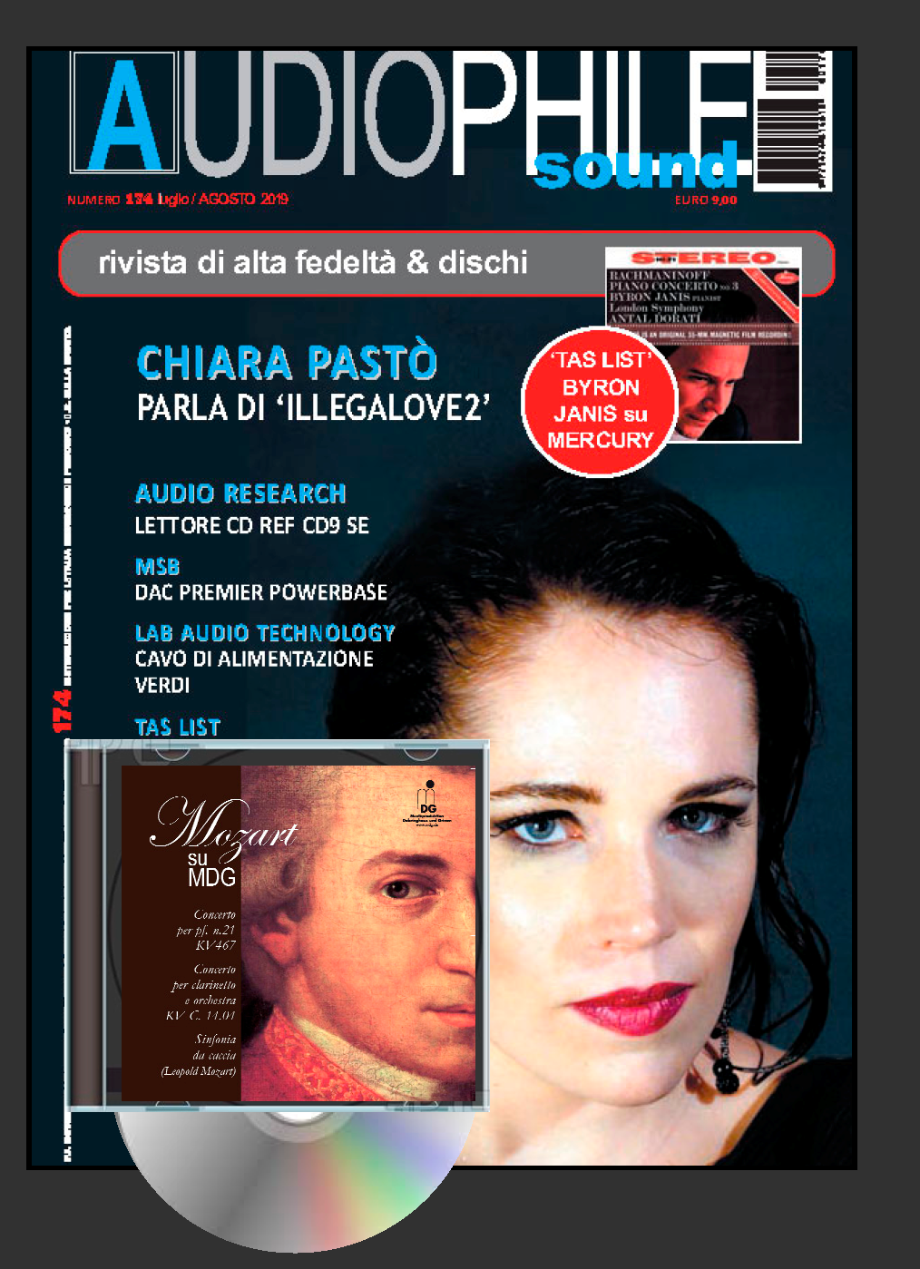 Audiophile sound n.174 (disponibili: ediz. CARTA con CD /  ediz. DIGITALE con e senza CD)