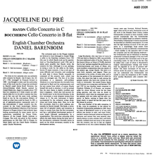 Load image into Gallery viewer, LP &#39;The Vinyl Collection&#39; Jacqueline Du Pré &amp; Daniel Barenboim Haydn / Boccherini (LP orig. EMI HMV ASD 2331) 1 LP 33 rpm with booklet. LP TVC 010
