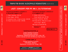 Carica l&#39;immagine nel visualizzatore di Gallery, Audiophile sound CD n.182 “Tape-to-Disc Remasters” Series. CD 1: Tchaikovsky, Lago dei cigni - CD 2: Liszt, Concerti 1, 2, &amp; Totentanz
