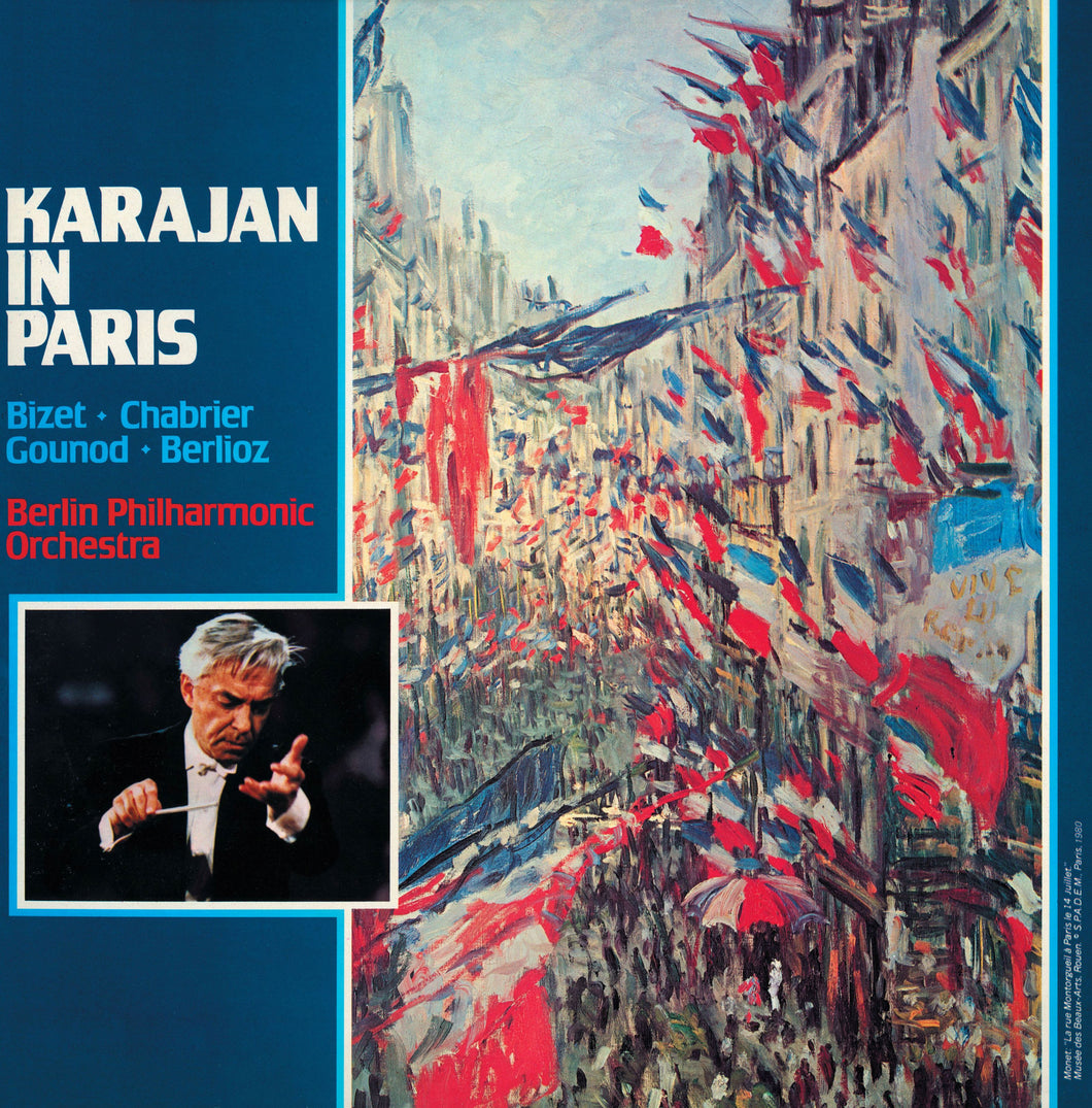 LP 'The Vinyl Collection' Karajan In Paris Herbert Von Karajan, dir. (LP orig. EMI HMV ASD 3761) 1 LP 33 rpm + booklet. LP TVC 005