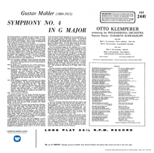 Carica l&#39;immagine nel visualizzatore di Gallery, LP ‘The Vinyl Collection’ Mahler. Symphony n.4 Schwarzkopf, sop; Klemperer, dir. (LP orig. EMI Columbia SAX 2441) 1 LP 33 giri con fascicolo. LP TVC 007

