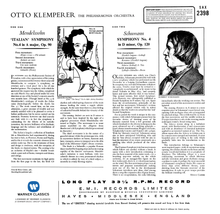 Carica l&#39;immagine nel visualizzatore di Gallery, LP ‘The Vinyl Collection’ Mendelssohn / Schumann Direttore: Otto Klemperer (LP orig. Columbia SAX 2398) 1 LP 33 giri con fascicolo. LP TVC 004
