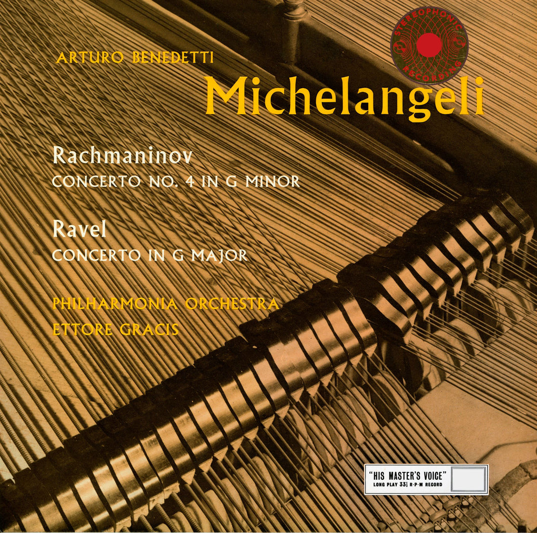 LP 'The Vinyl Collection' Arturo Benedetti Michelangeli Rachmaninov / Ravel (original LP EMI HMV ASD 255) 1 LP 33 rpm with booklet. LP TVC 002