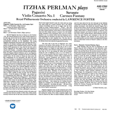 Carica l&#39;immagine nel visualizzatore di Gallery, LP ‘The Vinyl Collection’ Itzhak Perlman Paganini / Sarasate (LP orig. EMI HMV ASD 2782) 1 LP 33 giri con fascicolo. LP TVC 011
