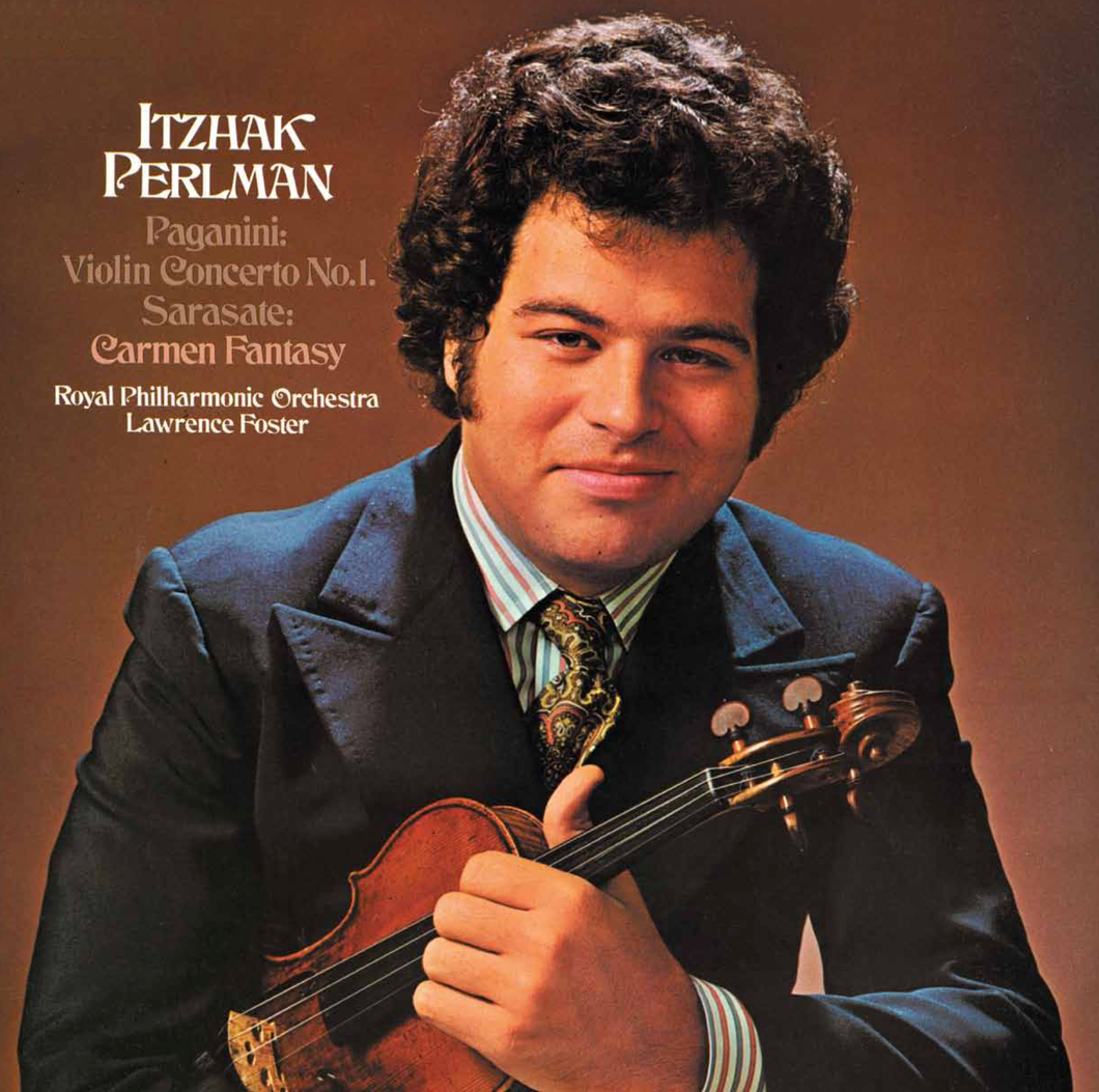 LP 'The Vinyl Collection' Itzhak Perlman Paganini / Sarasate (original LP EMI HMV ASD 2782) 1 LP 33 rpm with booklet. LP TVC 011