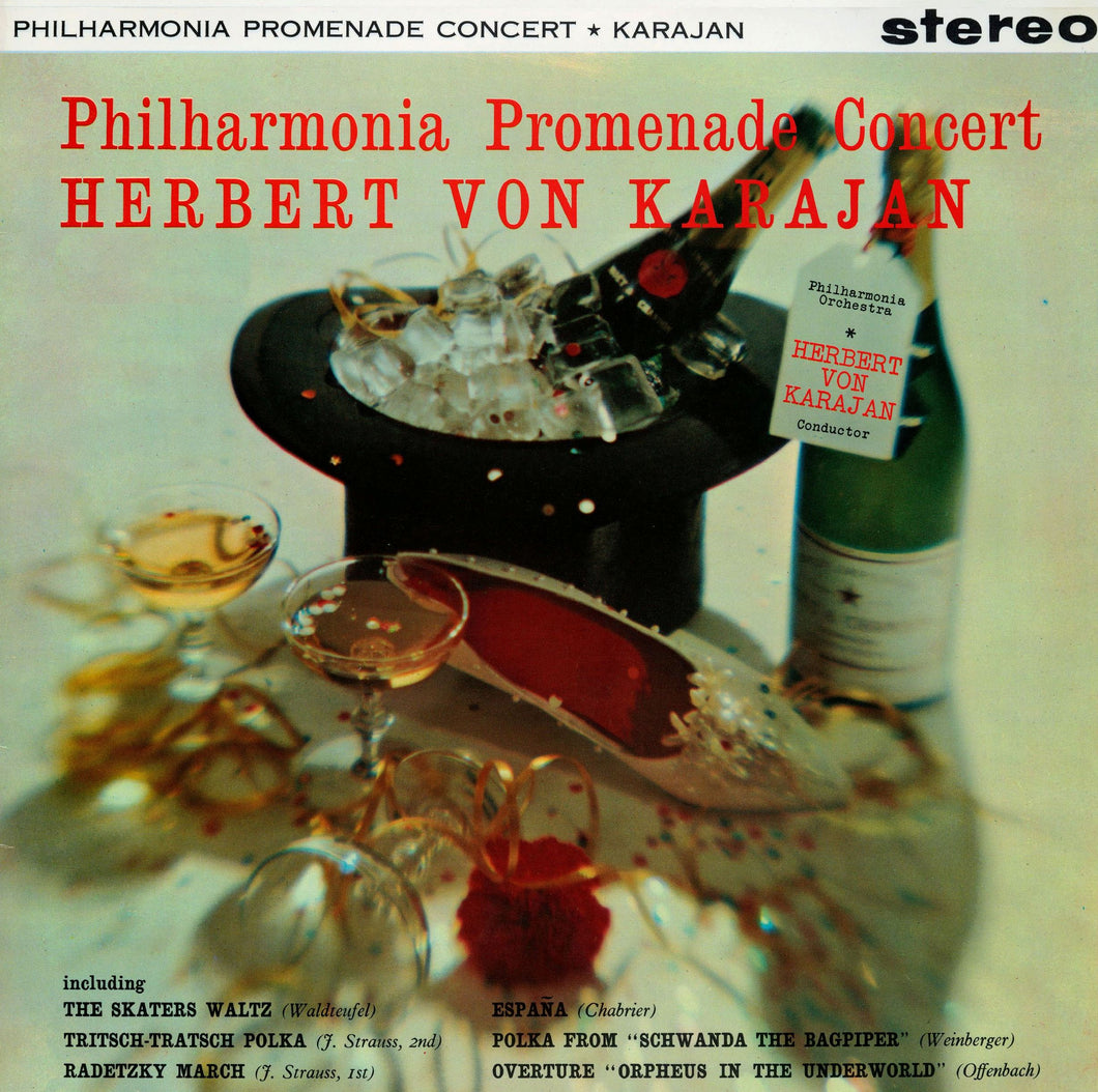 LP 'The Vinyl Collection' Philharmonia Promenade Concert Herbert Von Karajan (LP orig. Columbia SAX 2404) 1 LP 33 rpm with booklet. LP TVC 001