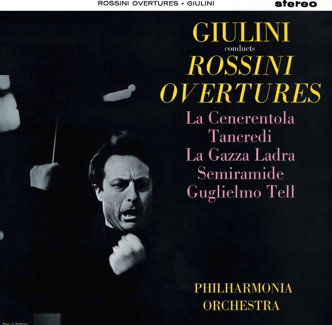 LP ‘The Vinyl Collection’ Giulini conducts Rossini Overtures Carlo Maria Giulini, dir. (LP orig. EMI Columbia SAX 2560/2) 1 LP 45 giri con fascicolo. LP TVC 012 / 2 (Record 2 of SET of 2)
