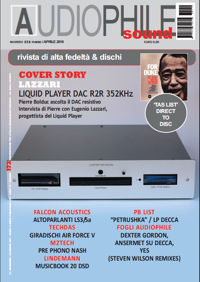 Audiophile sound n.172 (disponibili: ediz. CARTA con CD /  ediz. DIGITALE con e senza CD)