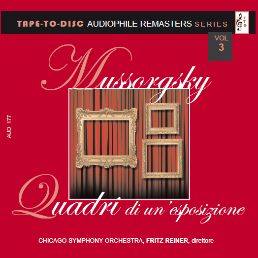 Audiophile sound CD n.177 “Tape-to-Disc Remasters” Series. Musorgskij - Pictures of an exhibition