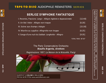 Carica l&#39;immagine nel visualizzatore di Gallery, Audiophile sound CD n.175 “Tape-to-Disc Remasters” Series. Berlioz - La sinfonia fantastica
